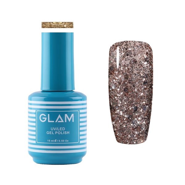 Buy DeBelle Gel Nail Lacquer Sirius Champagne Gold With Silver Glitter Nail  Polish 8 ml Online at Best Price - Nail Polish