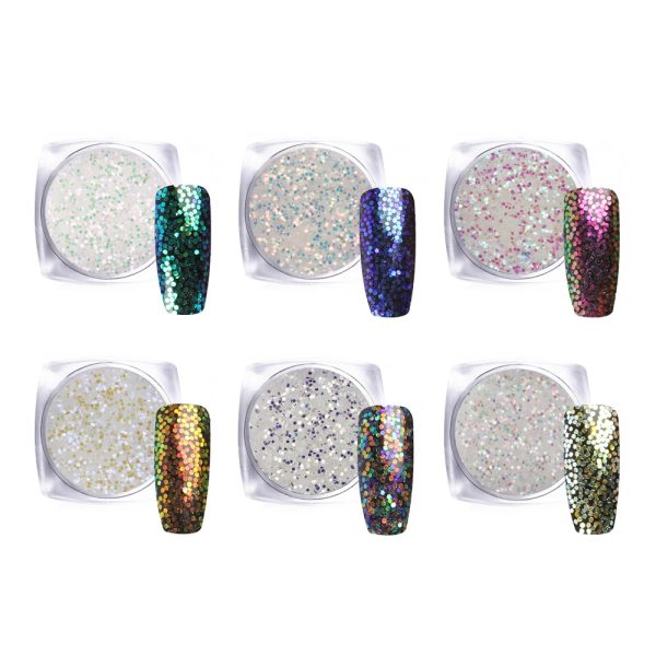 DND Duo Gel & Nail Polish Set - Super Glitter Collection - Peace Of Mind  902 - 2 x