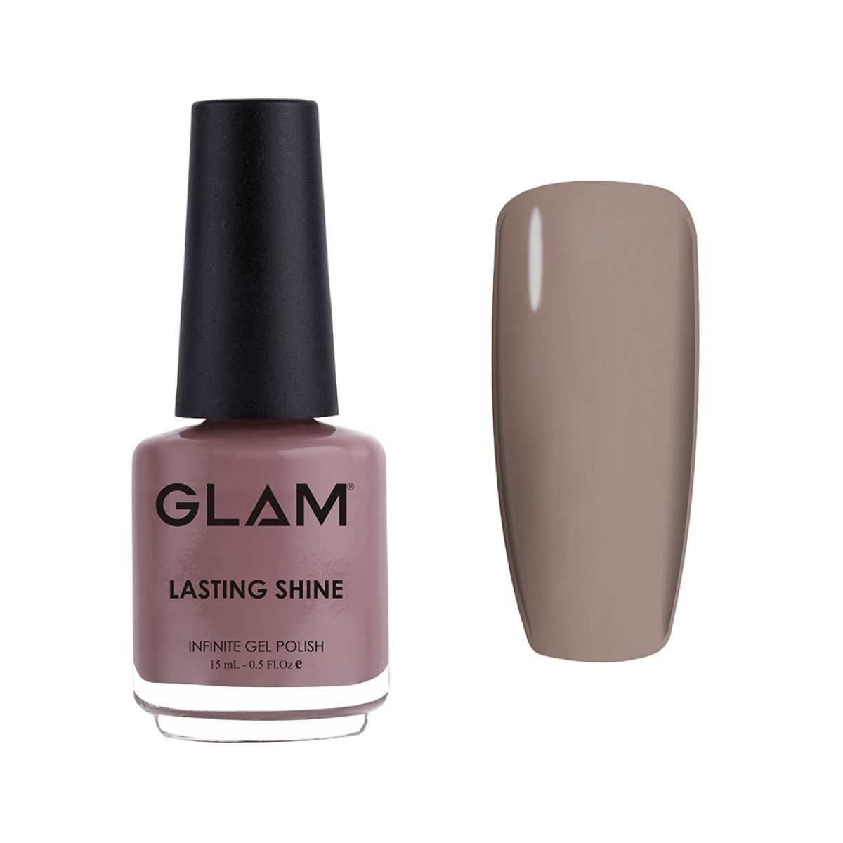 GLAM Infinite Gel Polish - Nude/Brown