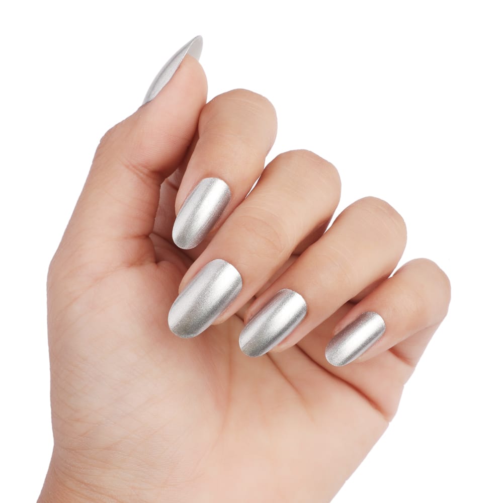 DeBelle Gel Nail Polish - Chrome Silver | Metallic Silver Nail Paint –  DeBelle Cosmetix Online Store