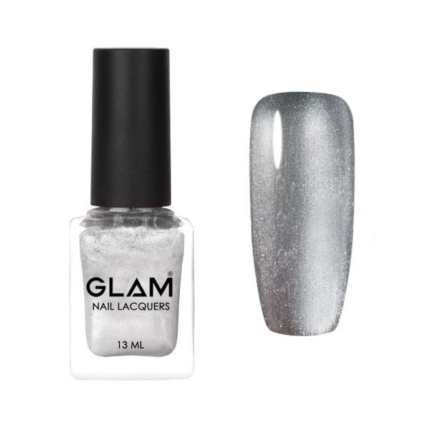 GLAM Mani Pedi Nail Polish - Silver