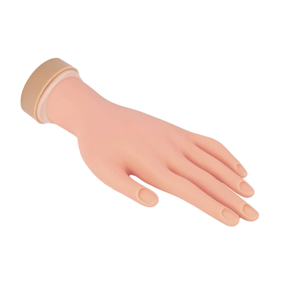 Fake Flexible Movable Plastic Practice Hand | ND Nails Supply