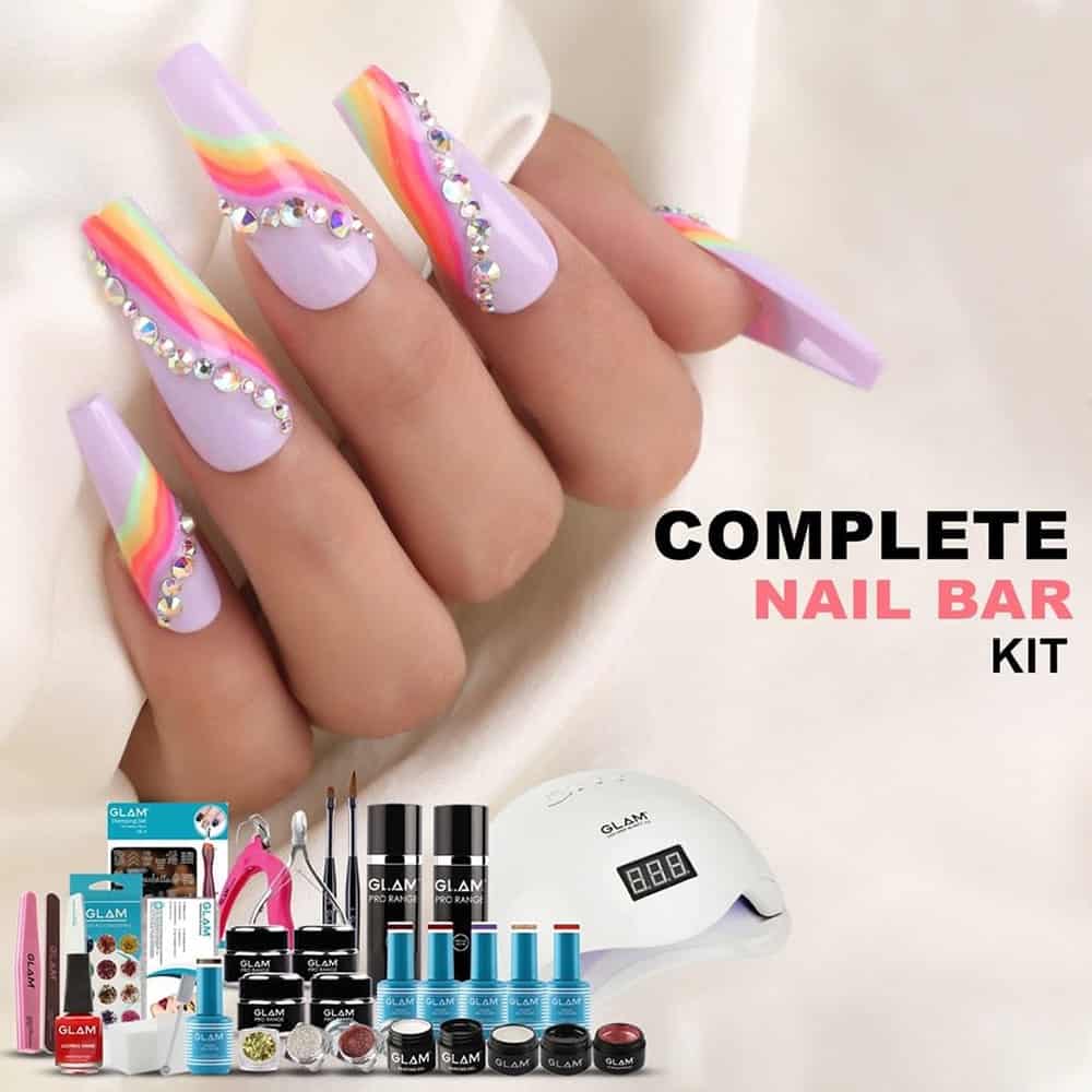 Nail art kit manicure holder case 7 items | CATEGORIES \ Beauty \ Manicure  and pedicure | verk.store