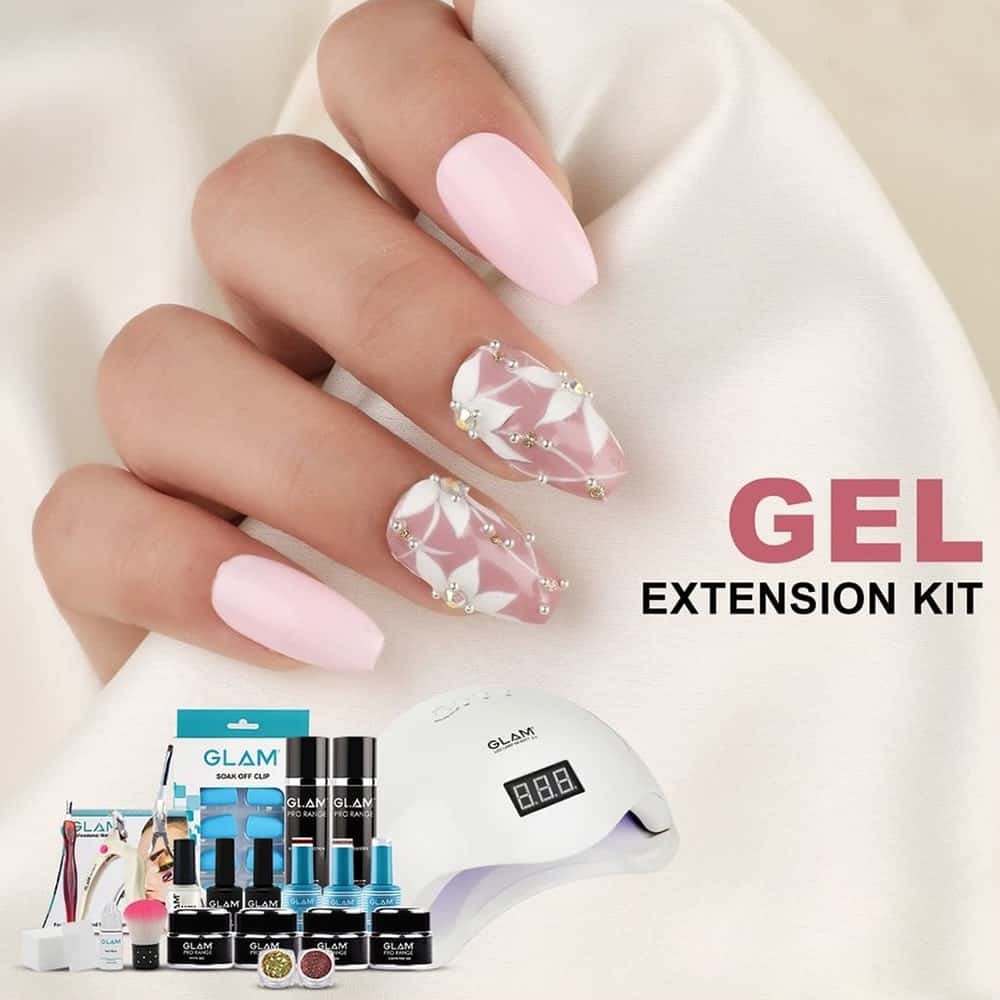 Glam Nails  Gel Extension Kit  Elevate Your Style with Stunning Gel Nail  Extensions Kit
