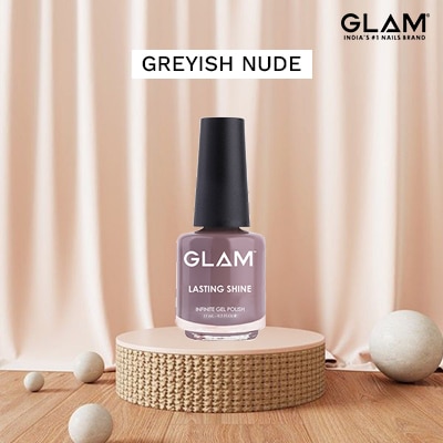 Grayish Brown - Glam Nails