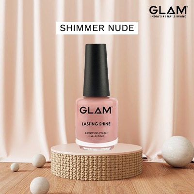 Shimmer Nude - Glam Nails