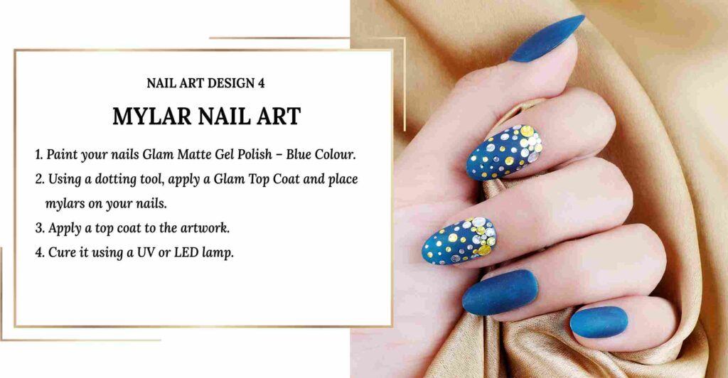 Mylar Nail Art - Glam Nails