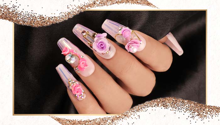 5D Nail Art - Glam Nails