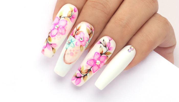 Five Bridal nail art designs to compliment on your Wedding day - Glam Nails