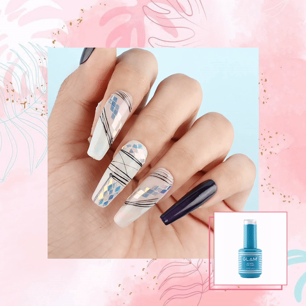 Five Bridal nail art designs to compliment on your Wedding day - Glam Nails2