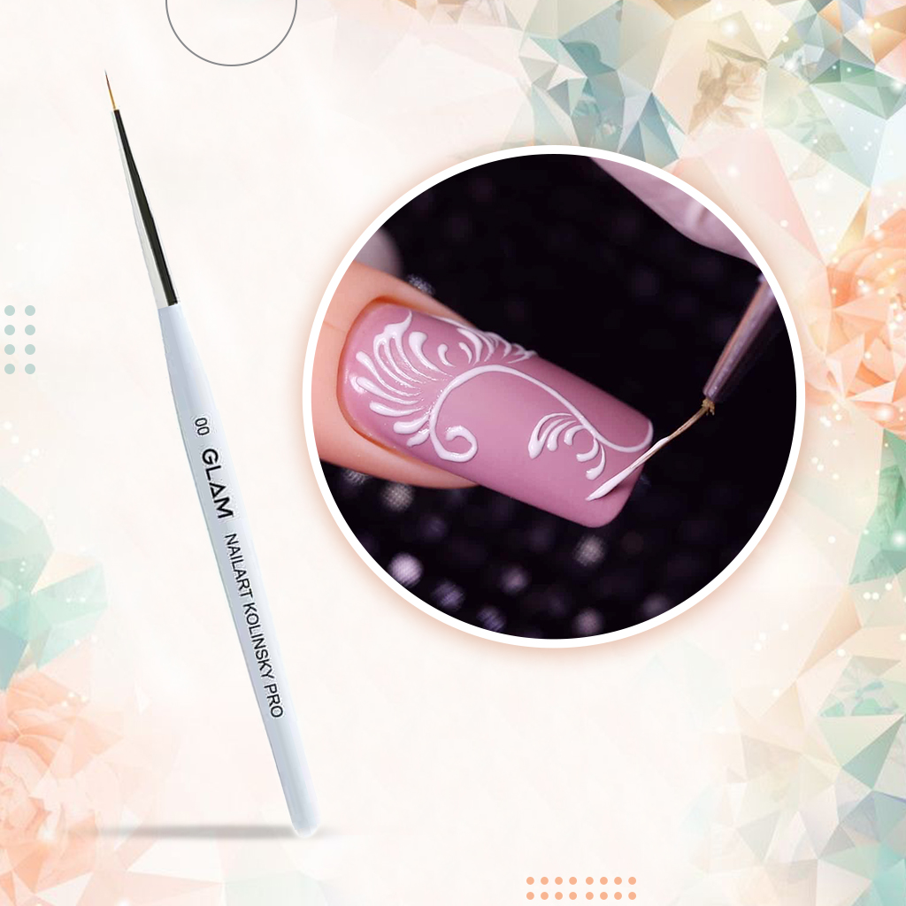 Nail Art Kolinsky Pro Nail Brushes