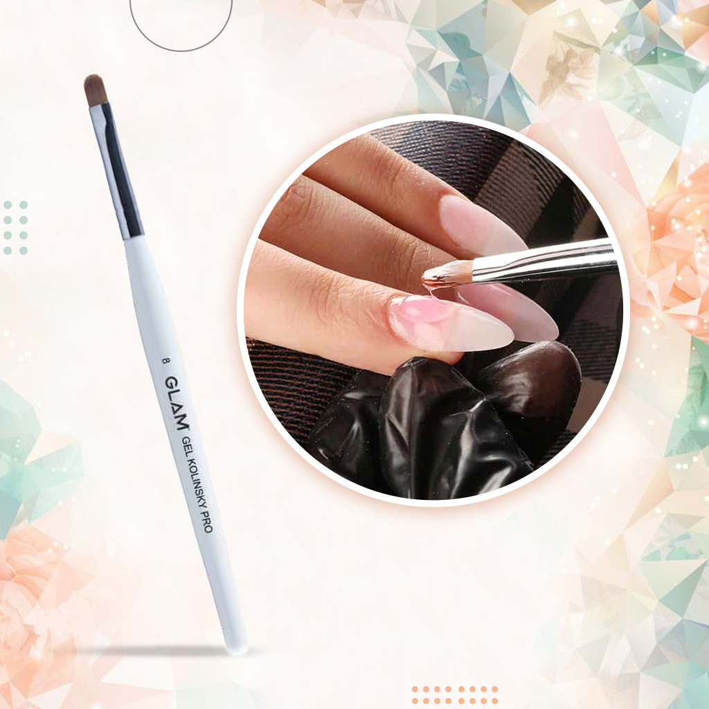 Gel Kolinsky Pro Nail Brushes