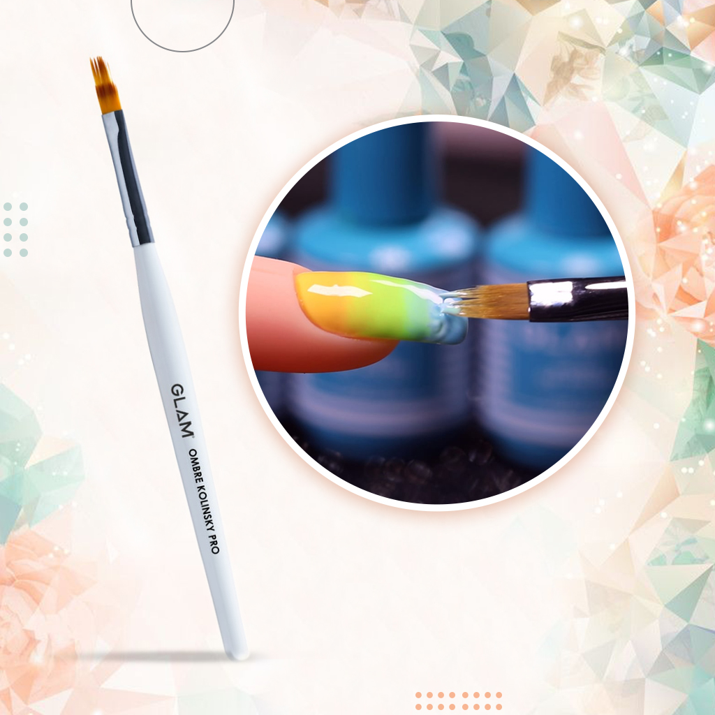 Ombre Kolinsky Pro Nail Brushes