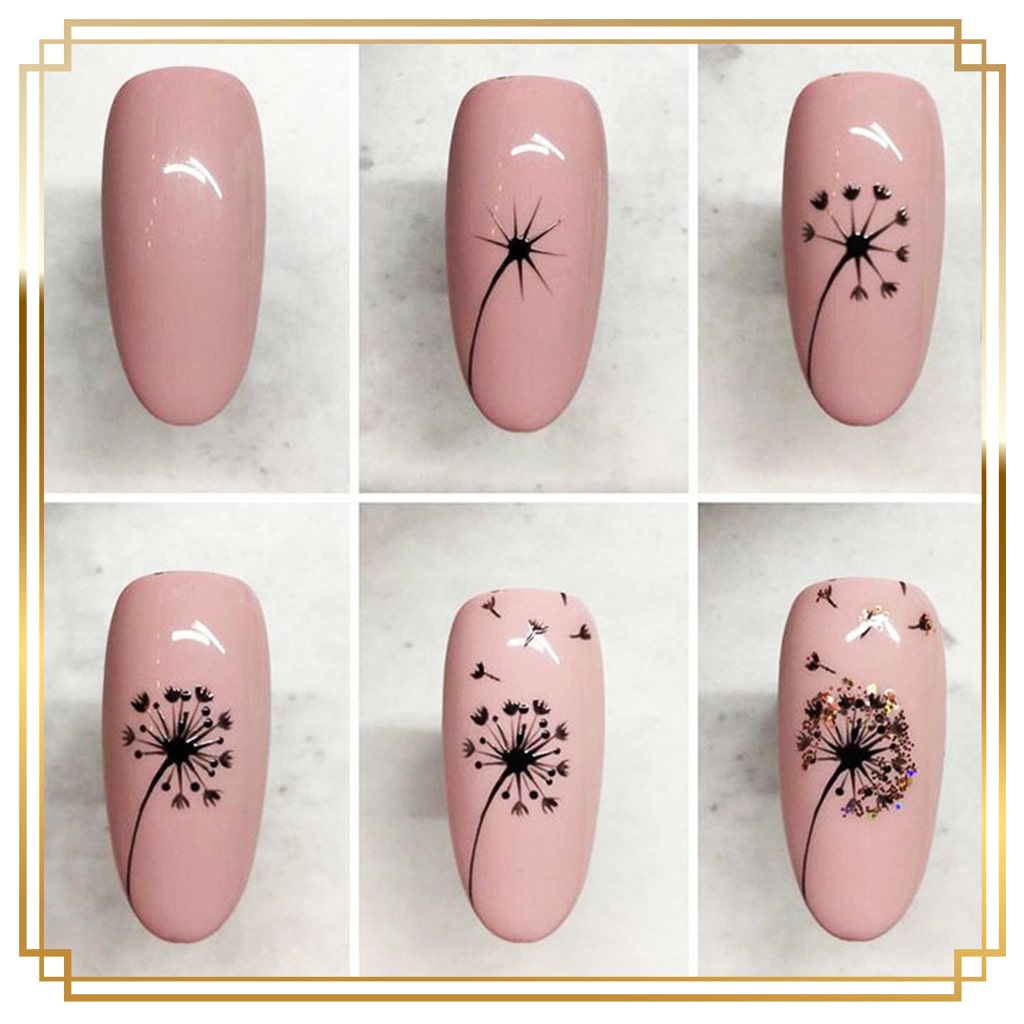 Pink Nude-Based Pompon Flowers