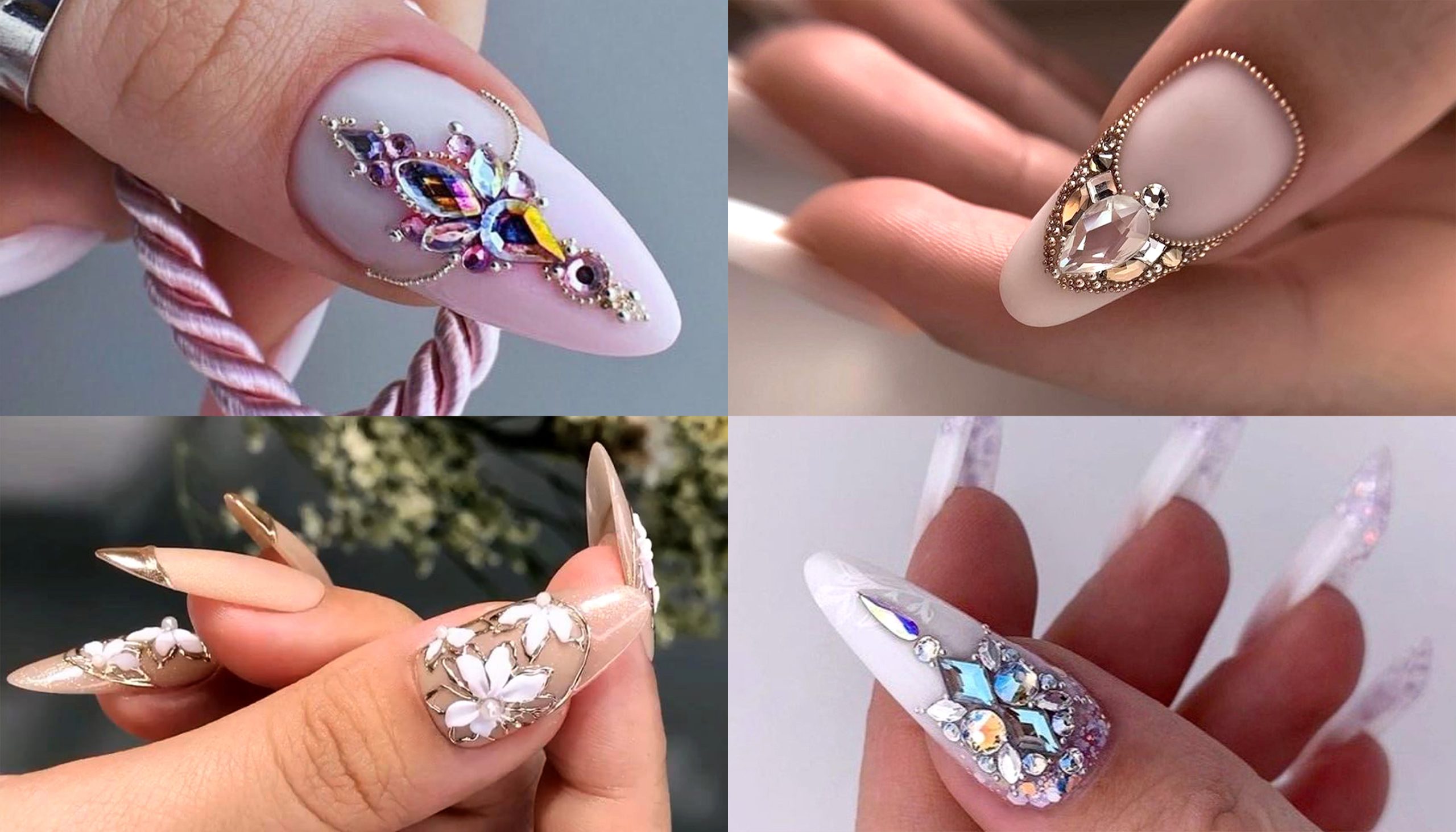 Shine On Your Big Day With Bridal Foil Nail Art -  Fashion Blog