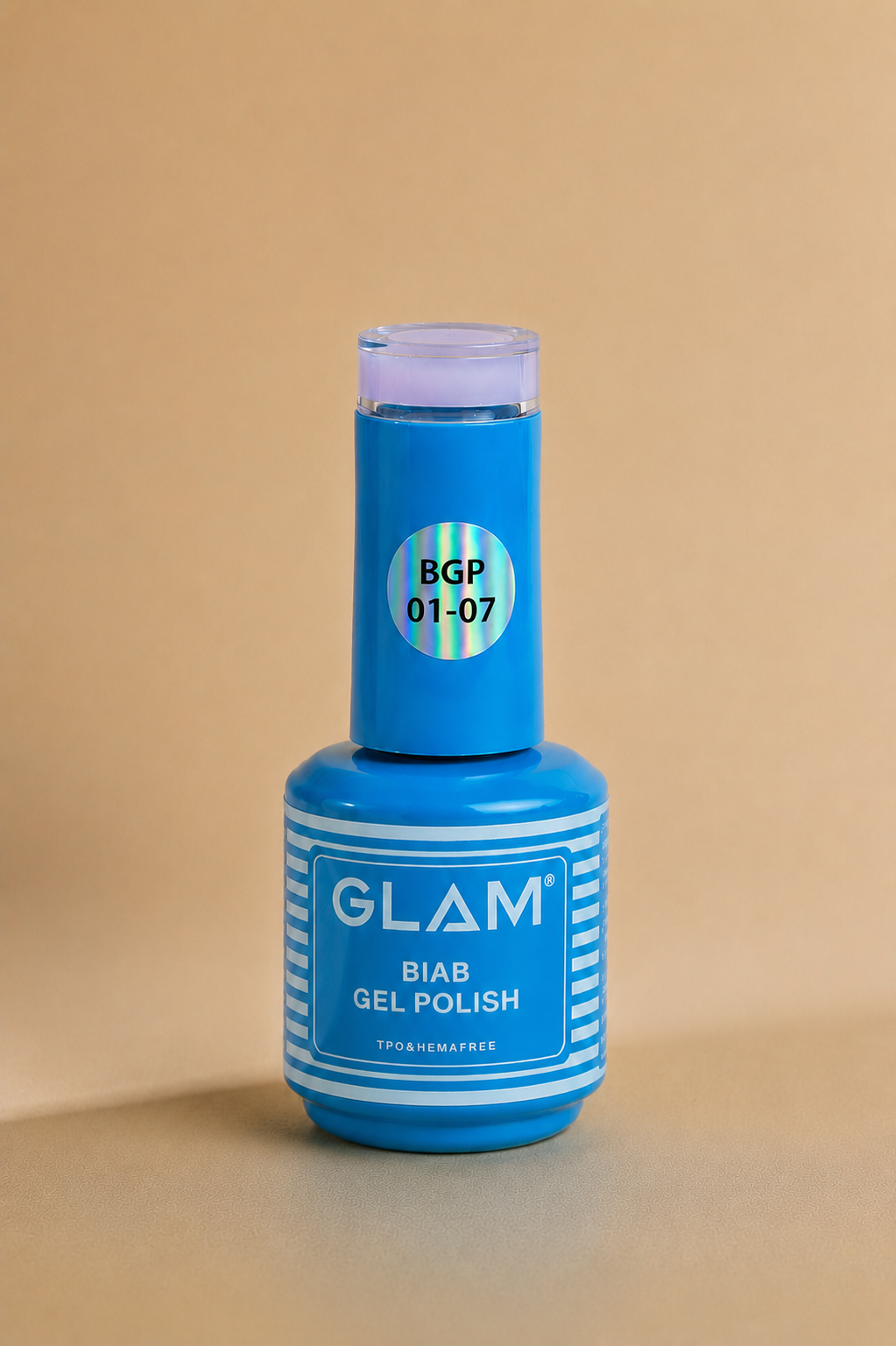 BGP-07 GLAM Builder Gel Polish Peach Champagne - Image 1