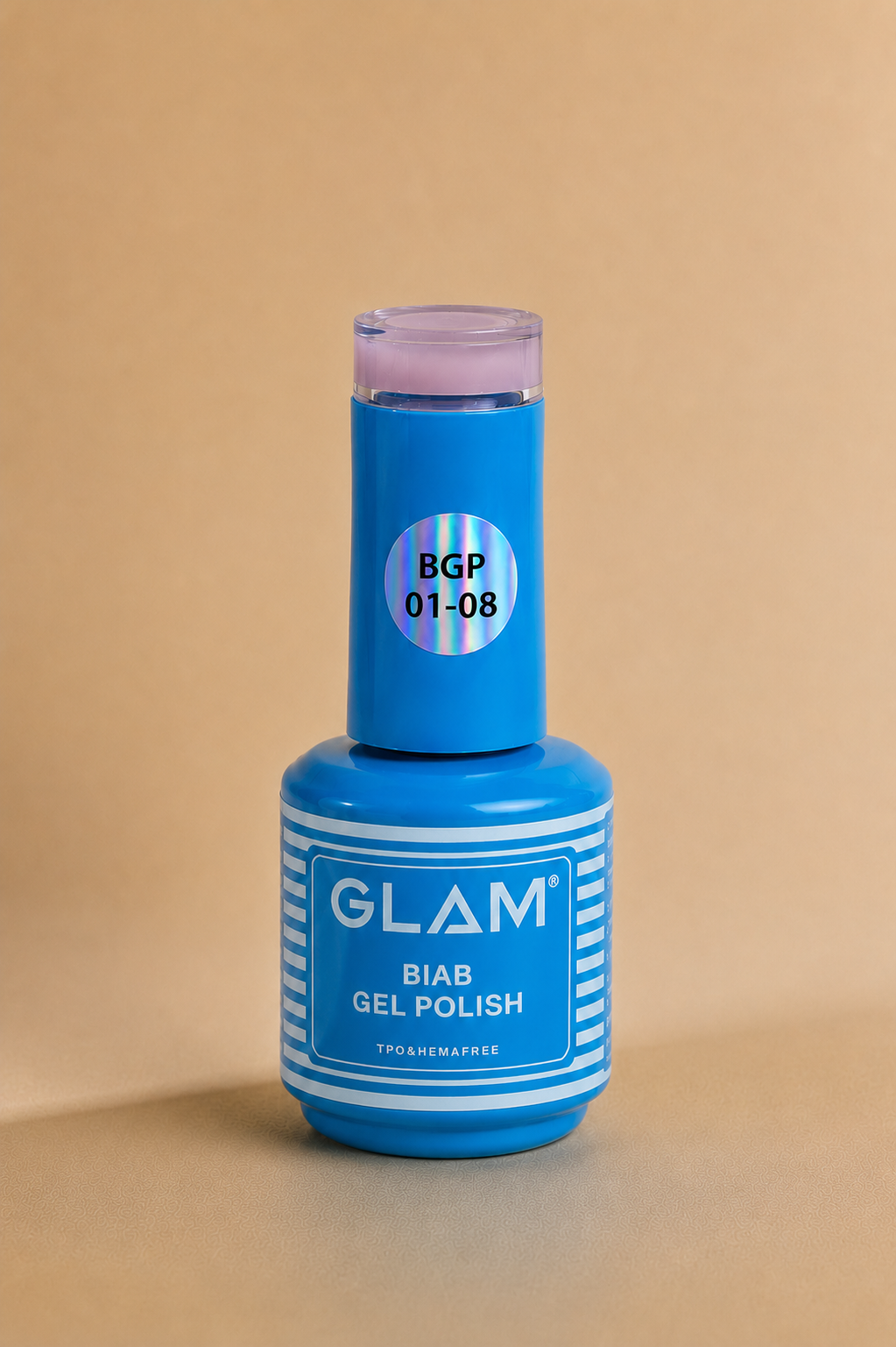 BGP-08 GLAM Builder Gel Polish Burgundy Rose - Image 1